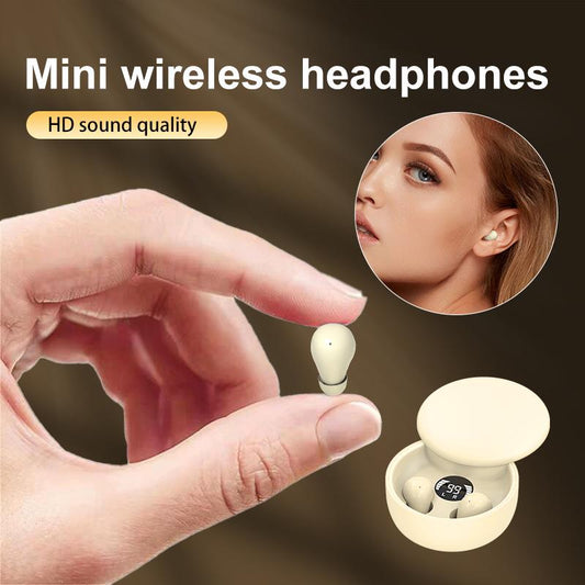 AQA Mini Invisible Bluetooth Earbuds – Compact, Comfortable, True Wireless Sound