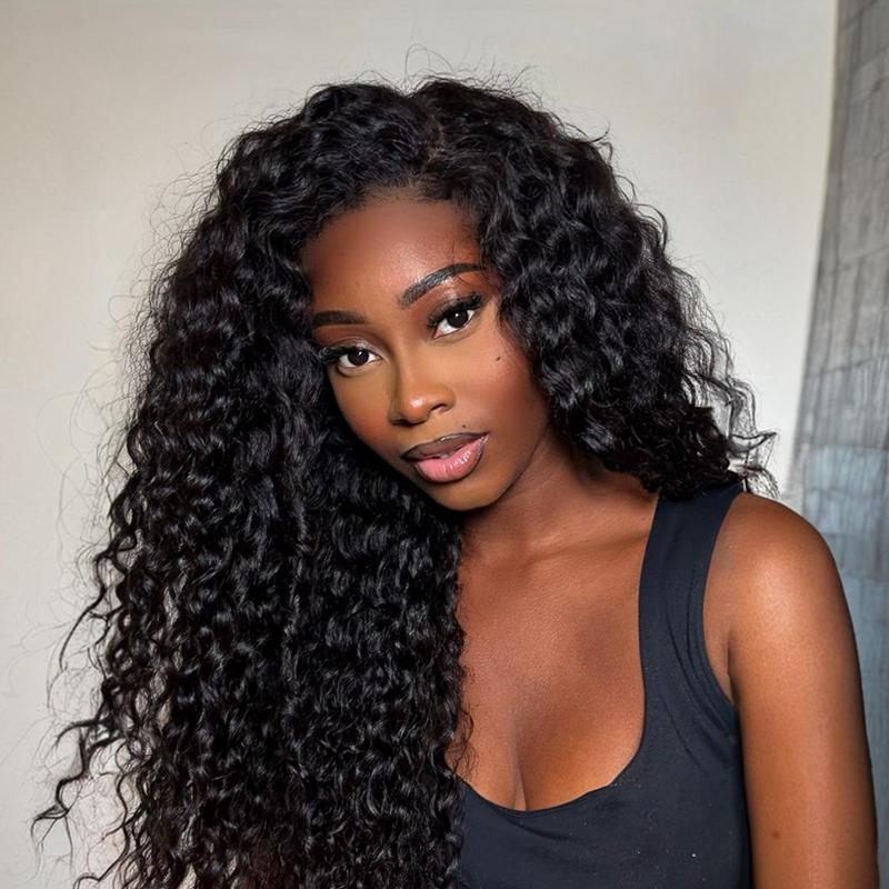 AQA 26" Ready-to-Wear Curly Half Wig – Natural Shaggy Waves